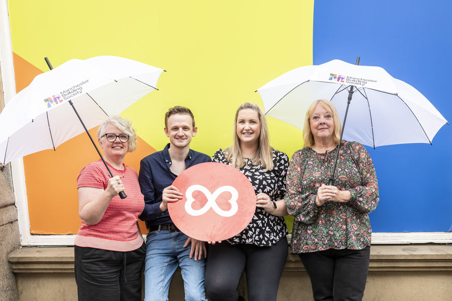 Rachel Hirst - Forever Manchester, Haydn Goodwin and Emily Mesce - Manchester Building Society, and Jean Mills - Forever Manchester