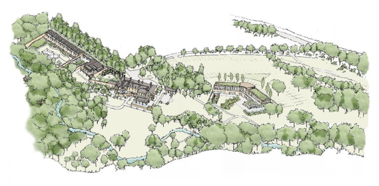 Artists Impression of the proposed Kirklevington Hall site