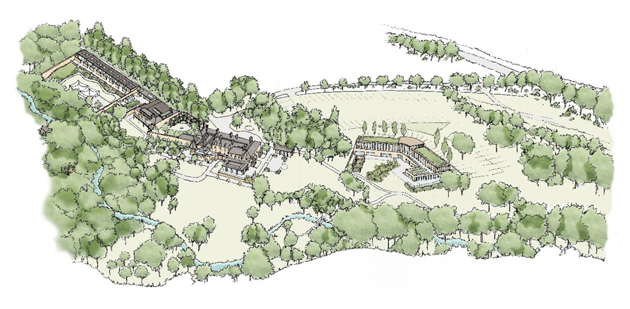 Artists Impression of the proposed Kirklevington Hall site