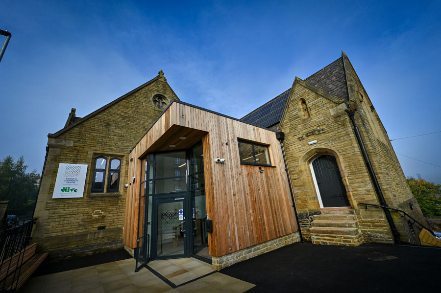 Entrance to Shipley Sustainable Hub