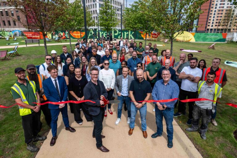 Aire Park opened by Tim Welchew of Vastint UK by JMA Photography