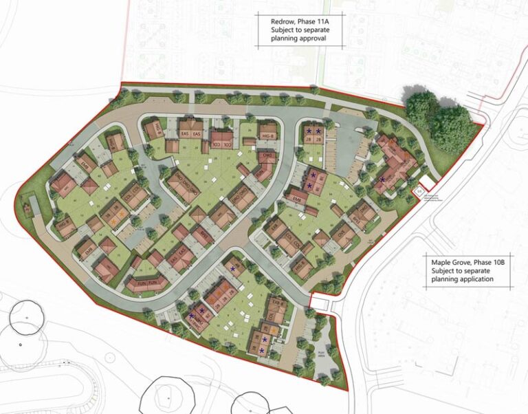 Bargate's plan for 62 homes in Berewood Garden Village