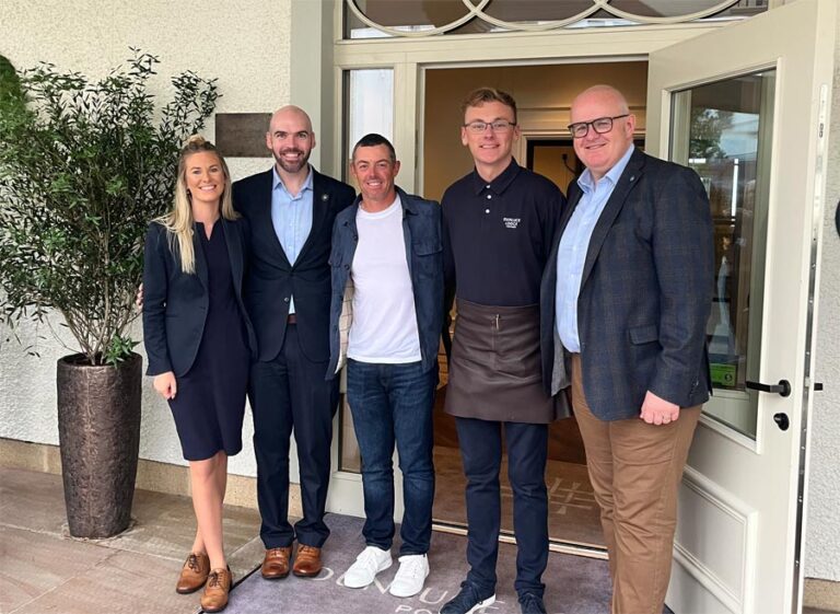 Rory McIlroy at Dunluce Lodge