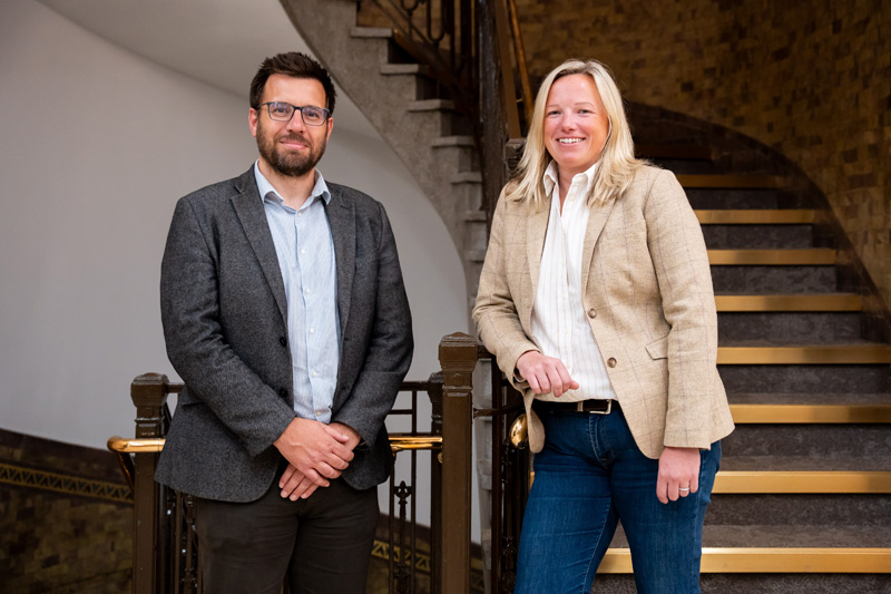 (L-R): Richard Causer – director and head of dispute resolution and Gayle Taylor – managing director.