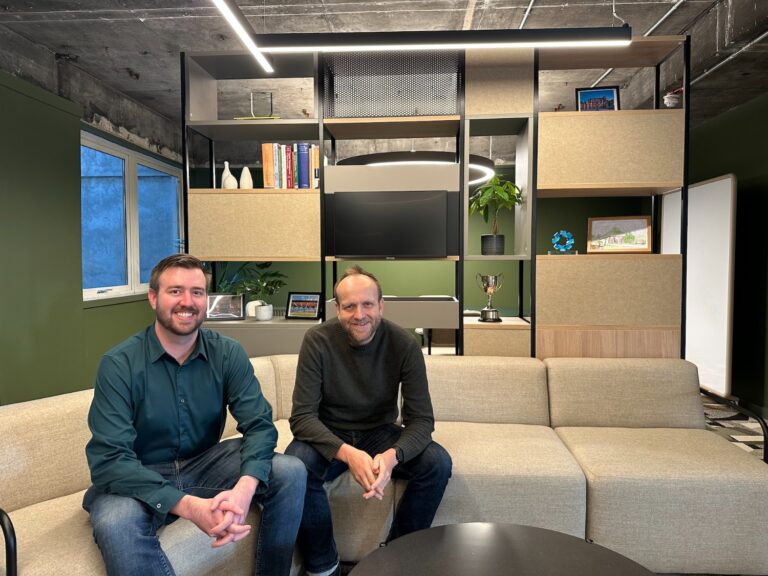 Conor with Harley Haddow Director Colin Tait