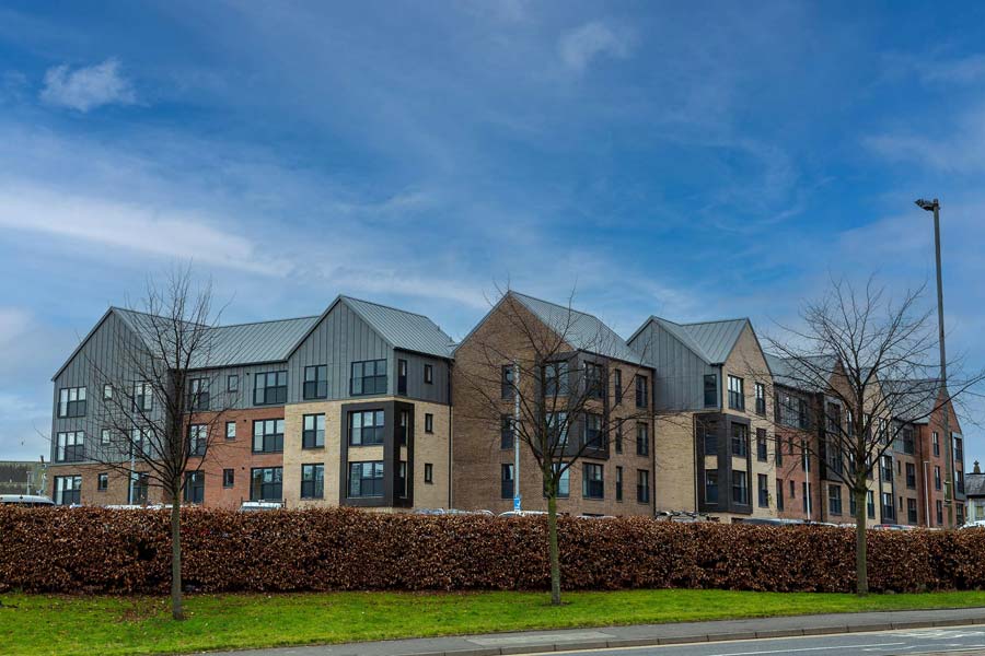 Primrose Street, Alloa national and multiple-award winning residential development from Bracewell.
