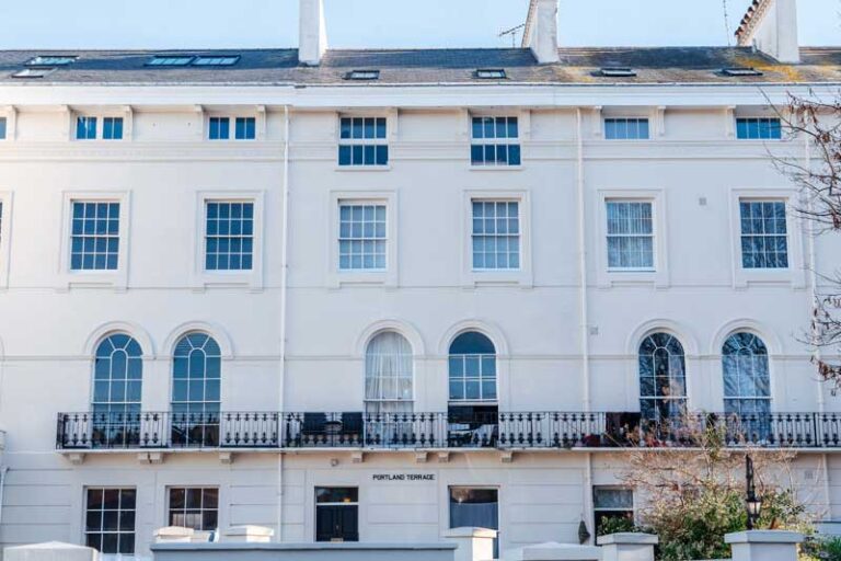 Portland Terrace in Southsea, Portsmouth