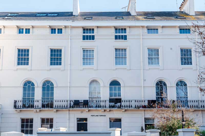 Portland Terrace in Southsea, Portsmouth