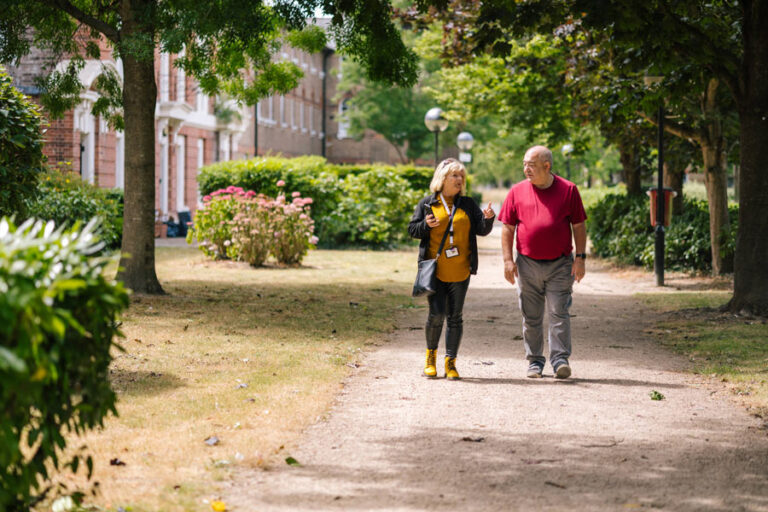 VIVID staff with customer