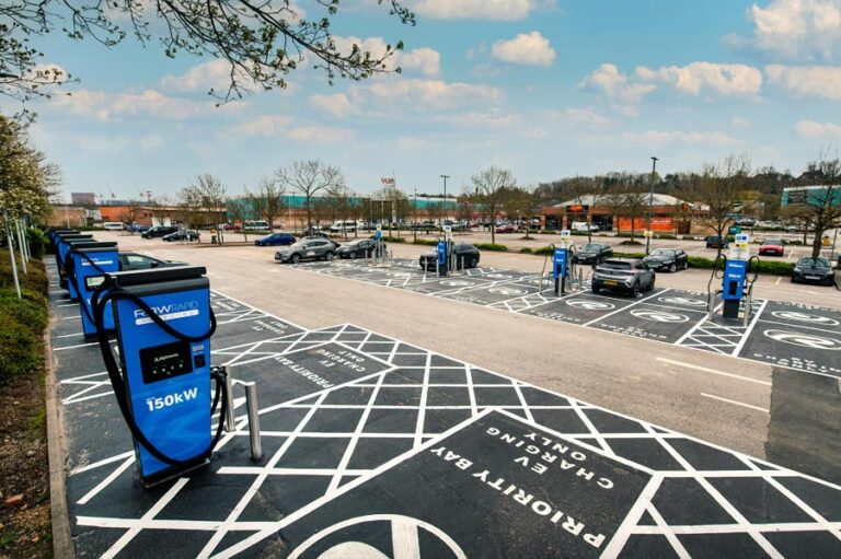 The Cardigan Fields EV charging hub
