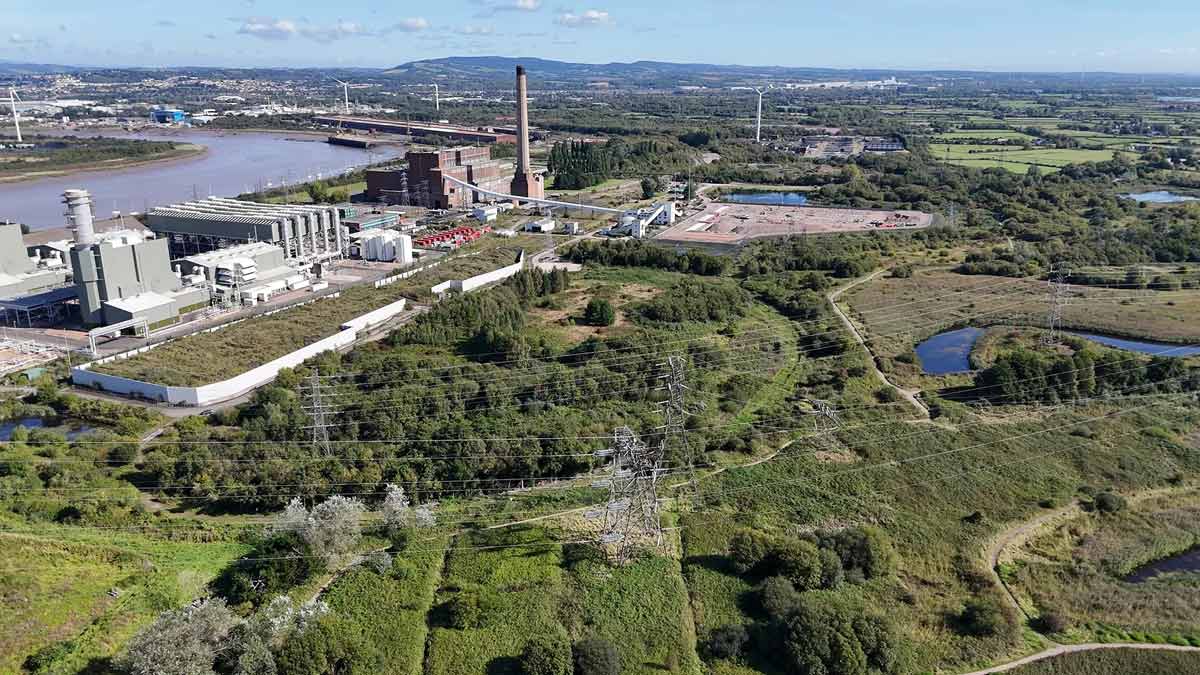 Uskmouth Sustainable Energy Park in Newport