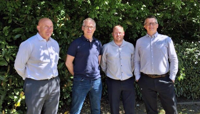 Ian Woodward, Andrew Charlton, Wayne Stokes and Matthew James