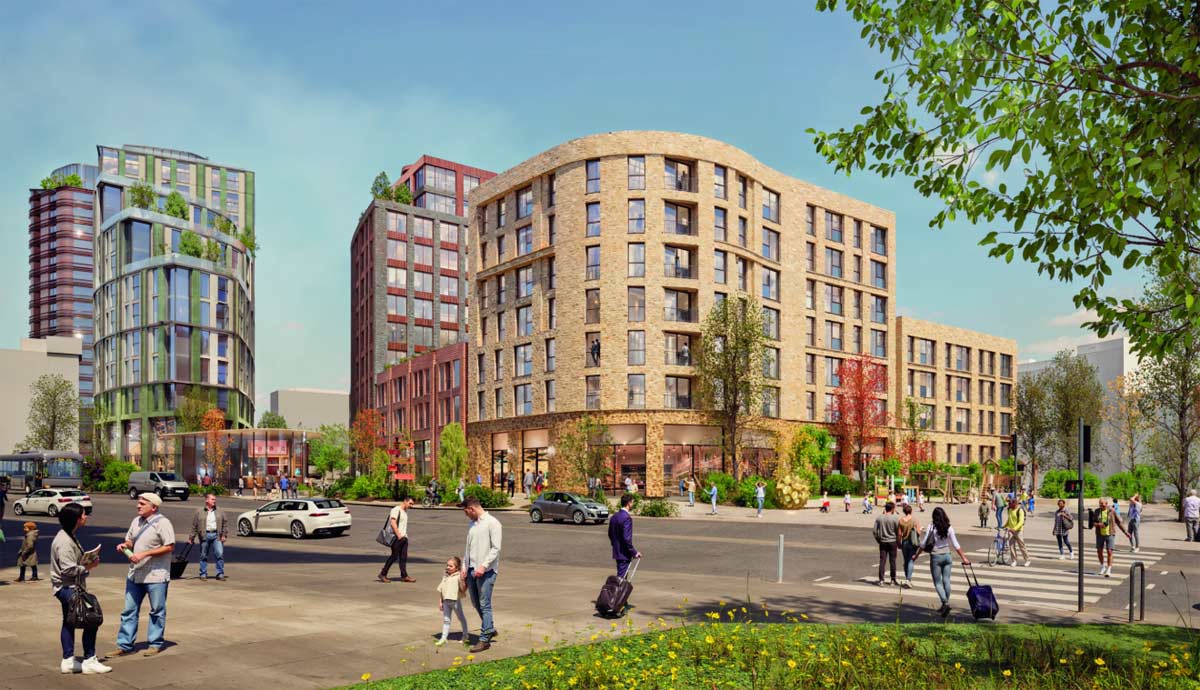 Plans approved for nearly 1,200 homes across Derby city centre