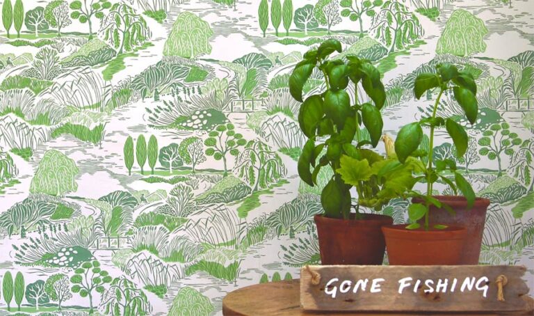 Gone Fishing Wallpaper / Willow