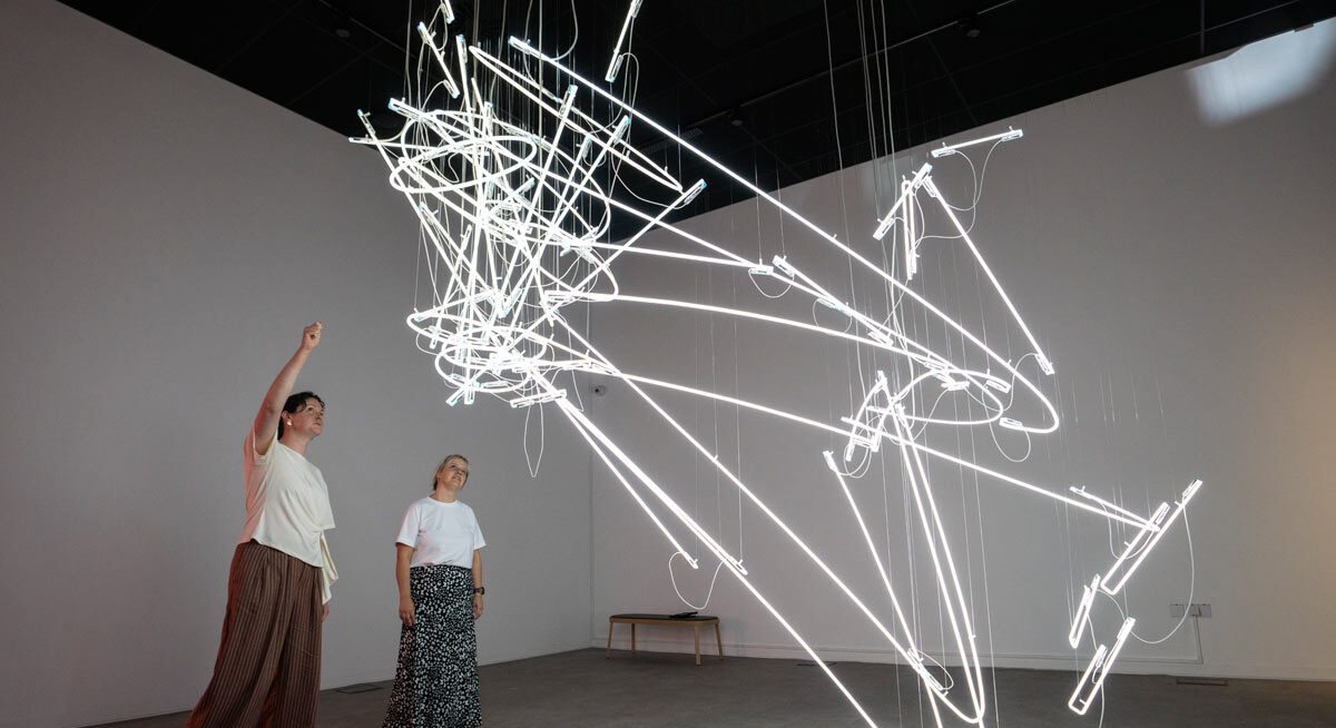 Neon Forms (after Noh II) (2015) by Cerith Wyn Evans