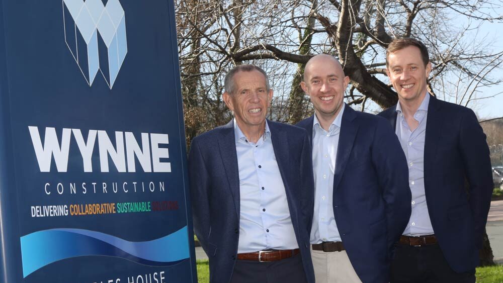 Wynne Construction managing director Chris Wynne; Wynne Construction director David Wynne; Wynne Construction director Richard Wynne.