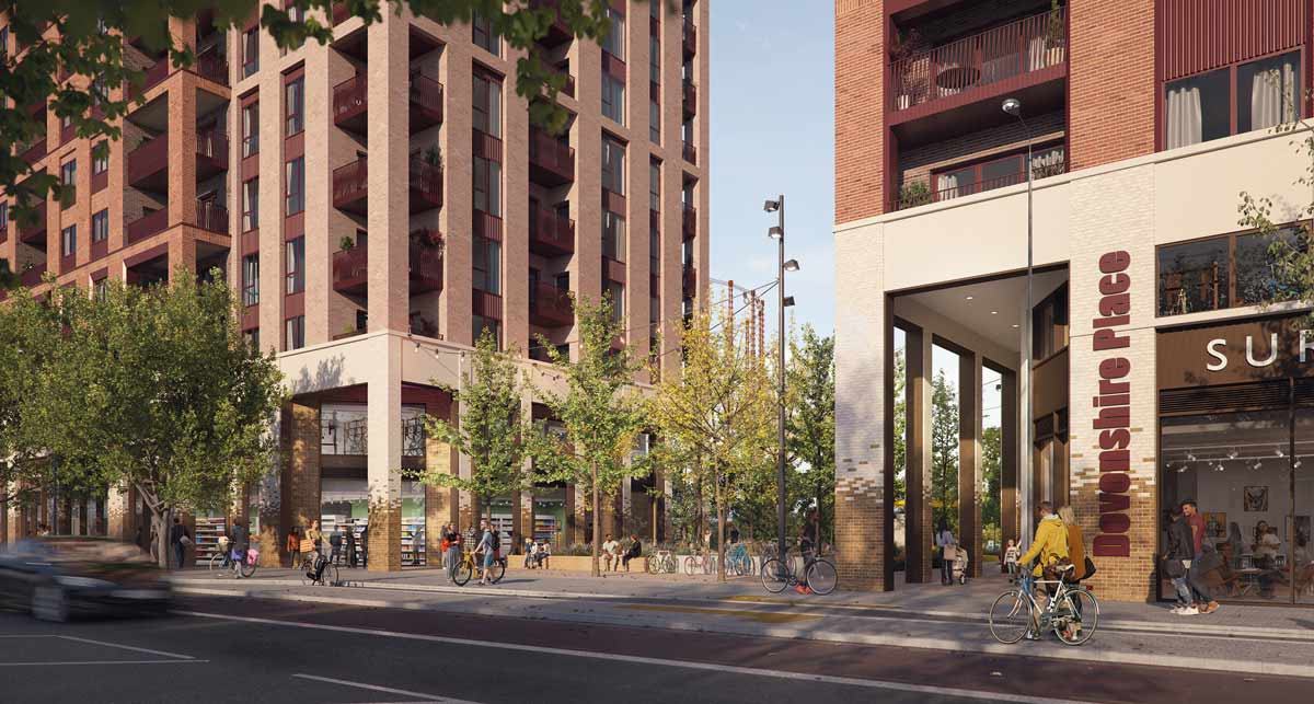 Devonshire Place -image credit is JTP