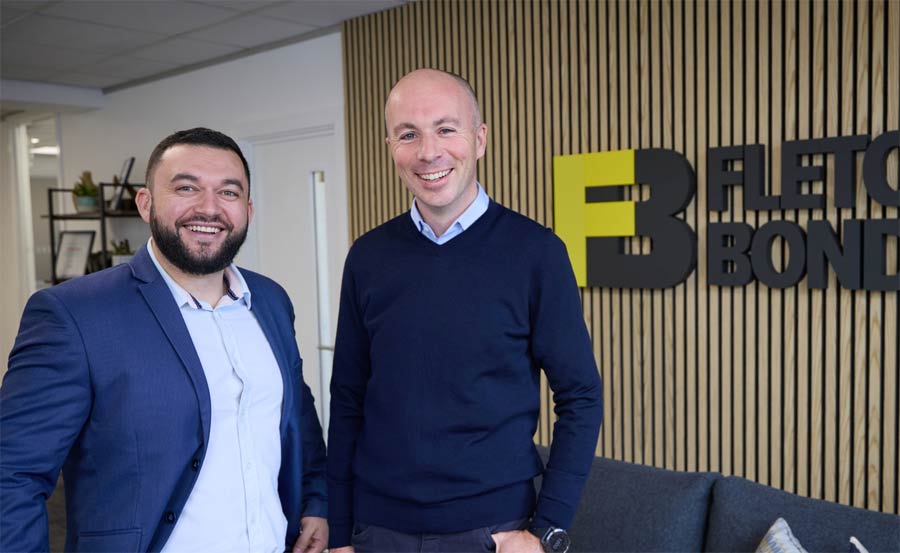Cosmin Armene, left, of Bermans, and Rory Dillon.