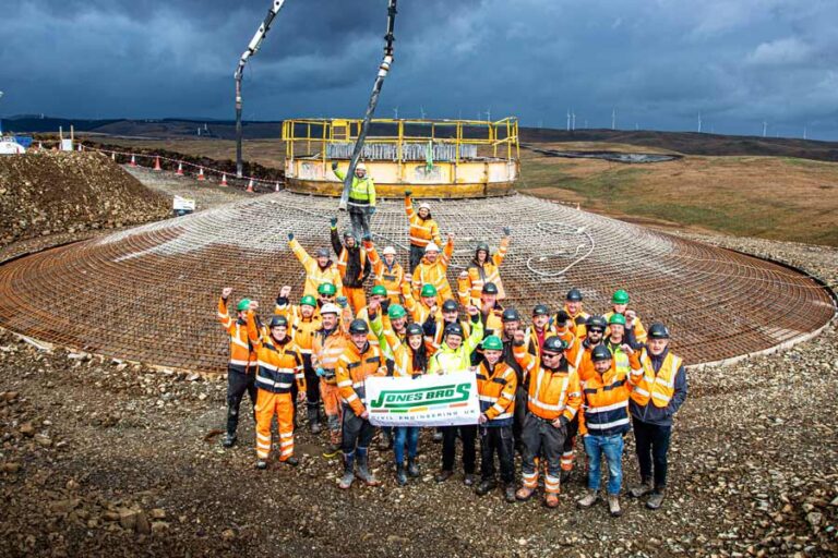 The Sanquhar II Wind Farm site team