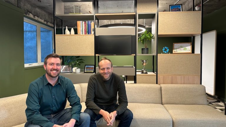 Conor with Harley Haddow Director Colin Tait