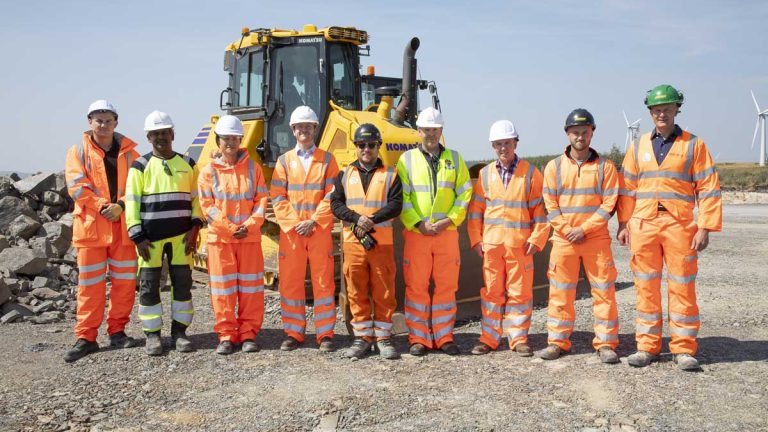 The Carno III Wind Farm project team