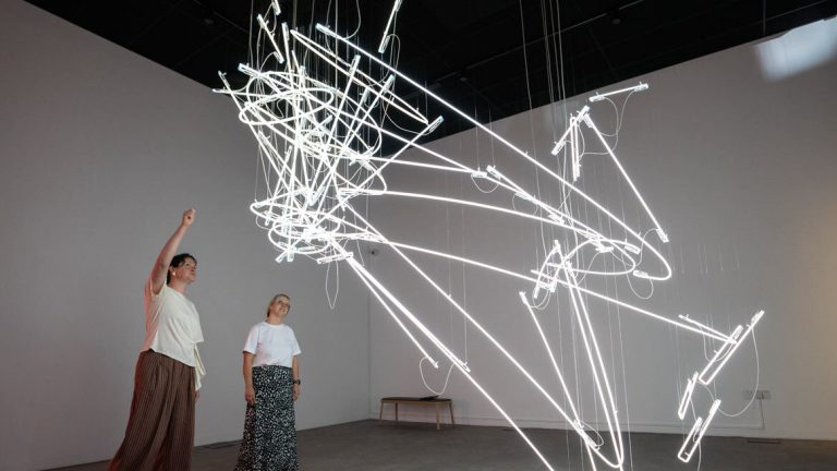 Neon Forms (after Noh II) (2015) by Cerith Wyn Evans