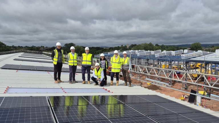 On the roof at Summerfield Court